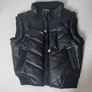 Pelle Pelle Black Leather Vest